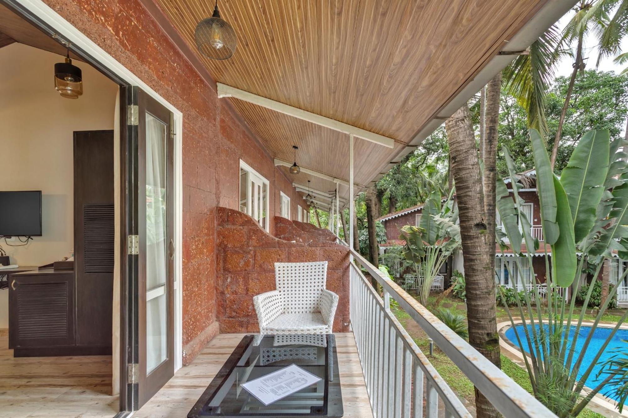 Skon Morjim Beach Resort By Orion Hotels Goa Velha Esterno foto